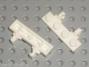 LEGO white hinge flat 44568 / set 7783 7893 7648 7261 7662 10129 7649 7694... - Picture 1 of 1