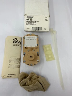 Barber-Colman 2354-503 SIEBE Pneumodular Diverting Relay Set Point 4 to 8 PSIG - Image 1 of 4