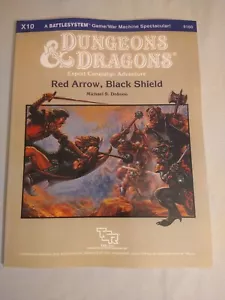 Dungeons and Dragons Reimpresión de X10 Flecha Roja, Escudo Negro - Imagen 1 de 4