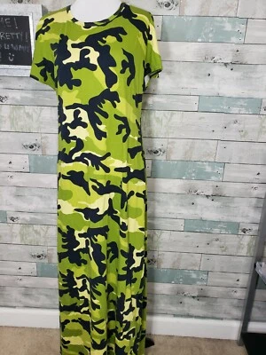 Vestido LuLaRoe Maria Camuflado M Foto 1 de 4