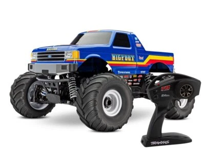 Traxxas Bigfoot 4x4 blau BL-2S Brushless TRX67134-4-BLUE  - Bild 1 von 4