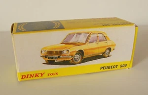 Caja Repro Dinky Nº011452 Peugeot 504 - Imagen 1 de 1