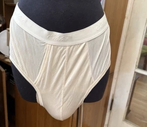 Calzoncillos Eddia Beverly Hills para hombre 100 % seda crema talla 42 muy raros 25 disponibles - Imagen 1 de 15