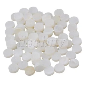 200x White Fingerboard Dots Marker 6mm for Mandolin Banjo Ukulele Guitar - Picture 1 of 8