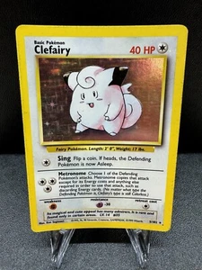 Pokemon Clefairy Holo Rare 005/102 Base Set Unlimited - 1999 WotC Vintage - Bild 1 von 2