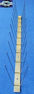 1 Stück Taubenabwehr, Taubenschutz 100mm Schutzbreite, Niro Spikes 2mm STARK - Bild 1 von 1