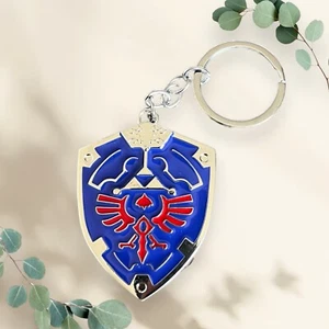 The Legend of Zelda Hylian Shield Metal Keychain - Picture 1 of 3