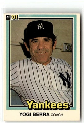 Donruss #351 Yogi Berra 1981 Foto 1 de 2
