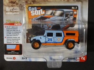 JOHNNY LIGHTNING  - STREET FREAK OFF ROAD - ORANGE GULF - 2006 HUMMER H1 ALPHA - Picture 1 of 2