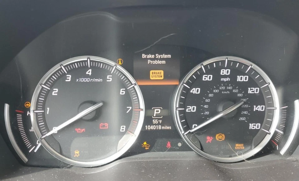 2016-2017 MDX OE Speedometer Gauge Cluster 104K Miles Acura - Imagem 1 de 4