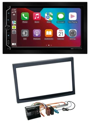 ESX 2DIN DAB USB MP3 Bluetooth Autoradio für Citroen C3 C2 Berlingo Jumpy schwar - Bild 1 von 4