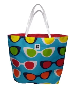 Estee Lauder Lisa Perry Gafas de sol Gráficas Nylon Bolso de Mano de Viaje Turquesa - Imagen 1 de 5