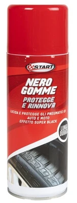 START Spray Noir pour Pneus 400 ML – Effet Poli Et Protection Professionnel St - Photo 1/4