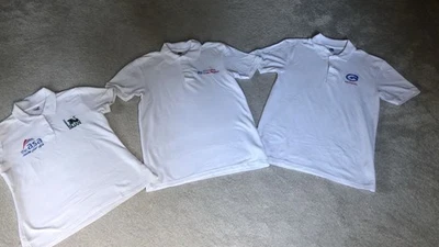 Women’s white polo shirt swimming officials top Bundle size S - Image 1 of 4