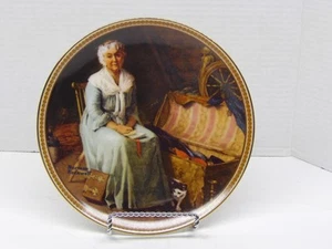 Vintage "Reminiscing in the Quiet" 1983 Ltd Ed Collectors Plate Rockwell - Picture 1 of 7
