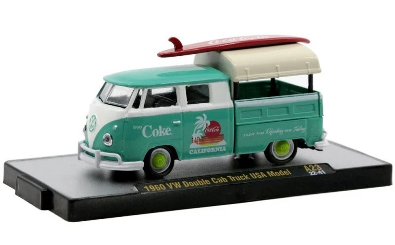 VW Volkswagen T1 Double Cab - USA Model - 1960 - Coca Cola - M2 1:64 - Bild 1 von 1