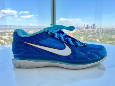 Nike Air Zoom Vapor Pro Tennis Pickleball Shoes 10.5 Hard Court Blue White NEW - Image 1 of 4