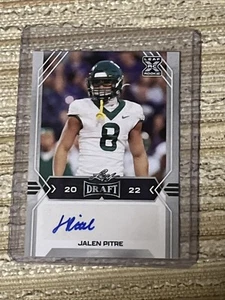 2022 LEAF DRAFT Football XRC AUTO BA-JP1 JALEN PITRE - Picture 1 of 2