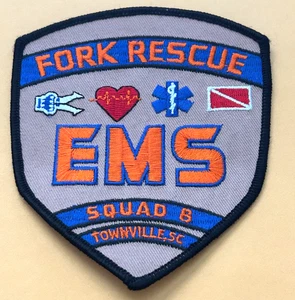 Toppa Fork Rescue Squad 8 Townville South Carolina mai usata - Foto 1 di 2