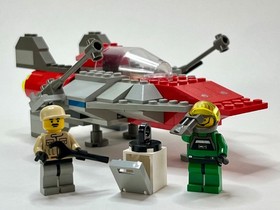 LEGO Star Wars A-Wing Fighter 7134 99% Complete with Minifigures & accessories
