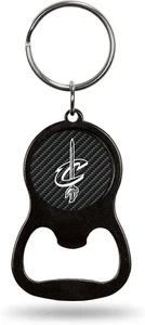 Cleveland Cavaliers Keychain Bottle Opener Carbon Fiber Design Metal Basketball - Picture 1 of 1