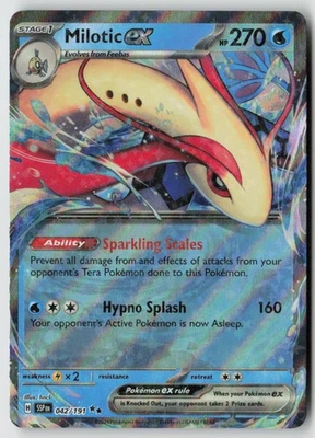 Milotic ex - 042/191 - SV08: Surging Sparks Holo - PTCG - Image 1 of 2