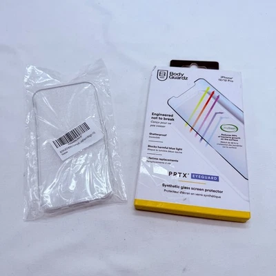 BodyGuardz Blue Light Glass Screen Protector for iPhone 12 Pure 2 Eyeguard - Image 1 of 4