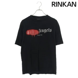 Palm Angels PMAA001F20JER014 Spray Logo Print T-shirt Men's M Used be7f29dea75c5 - Picture 1 of 4