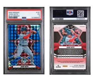  Panini Mosaic Blue Mosaic Prizm /99 Juan Soto #127 PSA - Picture 1 of 1