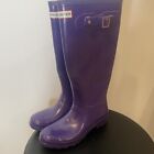 Hunter Womens 6 Tall Rubber Rain Boots Wellies Slip On Waterproof