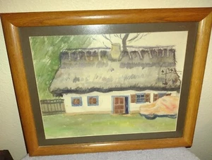 VINTAGE 1974 WATERCOLOR PAINTING ART KIEV KYIV UKRAINE SIGNED Honcuateuro, Juri - Picture 1 of 8