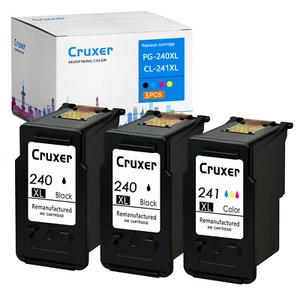 Juego de 3 paquetes de cartuchos de tinta PG-240XL CL-241XL para Canon PIXMA MX512 MX522 MX532 MG4120 - Imagen 1 de 8
