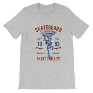 Skate For Life T-Shirt. Skateboard 100% Cotton Premium Tee NEW - Picture 1 of 7