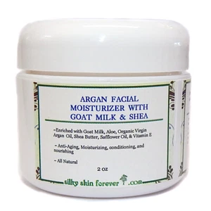 Argan Gesichtscreme Feuchtigkeitscreme Ziegenmilch Sheabutter Lavendel Anti Aging Falten - Bild 1 von 1