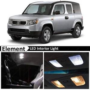 10x White Interior Map Dome LED Lights Package Kit Fits 2003-2011 Honda Element - Picture 1 of 9