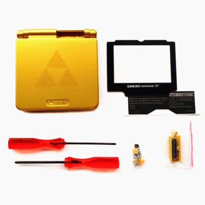 Neu Zelda Austausch Gehäuse Hülle Shell Case Für Gameboy Advance GBA SP - Gold