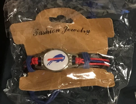 BUFFALO BILLS   LEATHER SPORTS URBAN BRACELET Cover