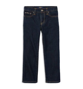 Polo Ralph Lauren Boy's Hampton Straight Stretch Jeans Little Kid Vestry Wash 6 - Picture 1 of 5
