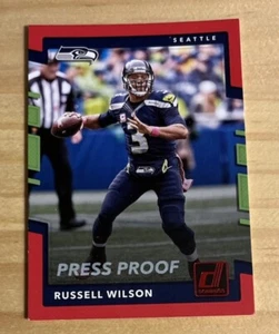 2017 Panini Donruss [Base] - Press Proof Red #119 - Russell Wilson NFL Football - Picture 1 of 2