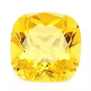 Lab Grown Yellow Sapphire Cushion Shape 5mm Wholesale Lot of 6 Gemstones - Picture 1 of 1