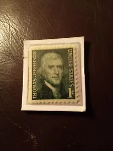 Scott 1278, the 1968 1¢ Thomas Jefferson Issue - Mint, Never Hinged - Picture 1 of 3
