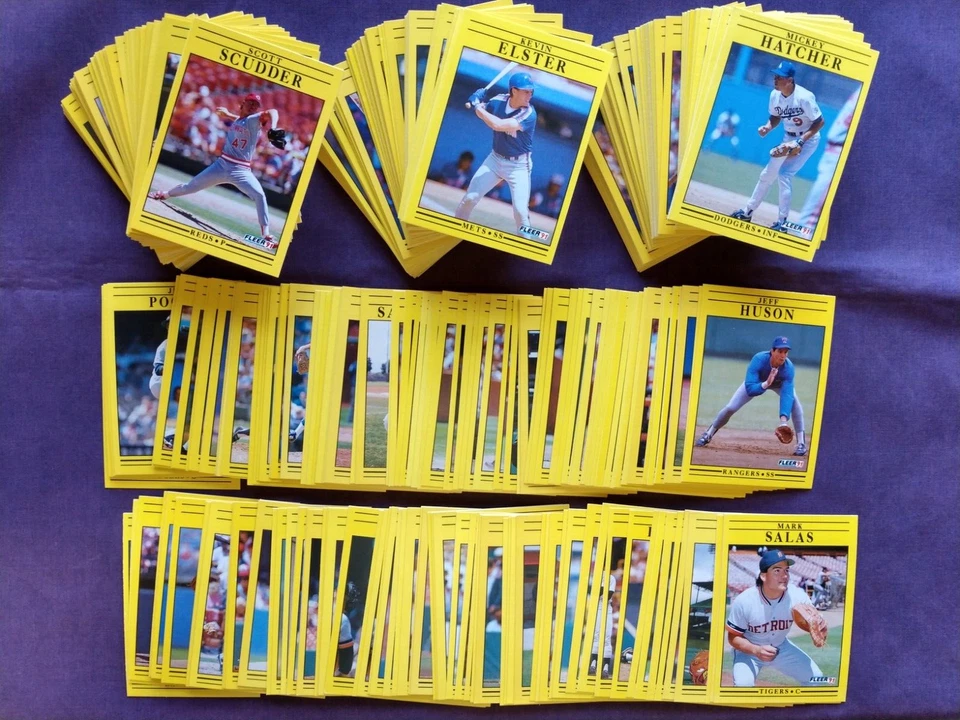 1991 Fleer Baseball Card #1 - #350 - - - Pick A Card - - - Complete a Set - Image 1 of 1