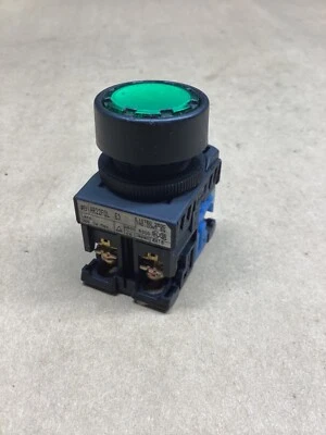 Pulsador iluminador verde Fuji Electric AR22FOL / AR22F0L #4010M80 Foto 1 de 3