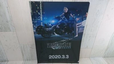 USED Final Fantasy VII Remake Plastic Folder Mini Size Poster Style - Japan Ver - Image 1 of 4
