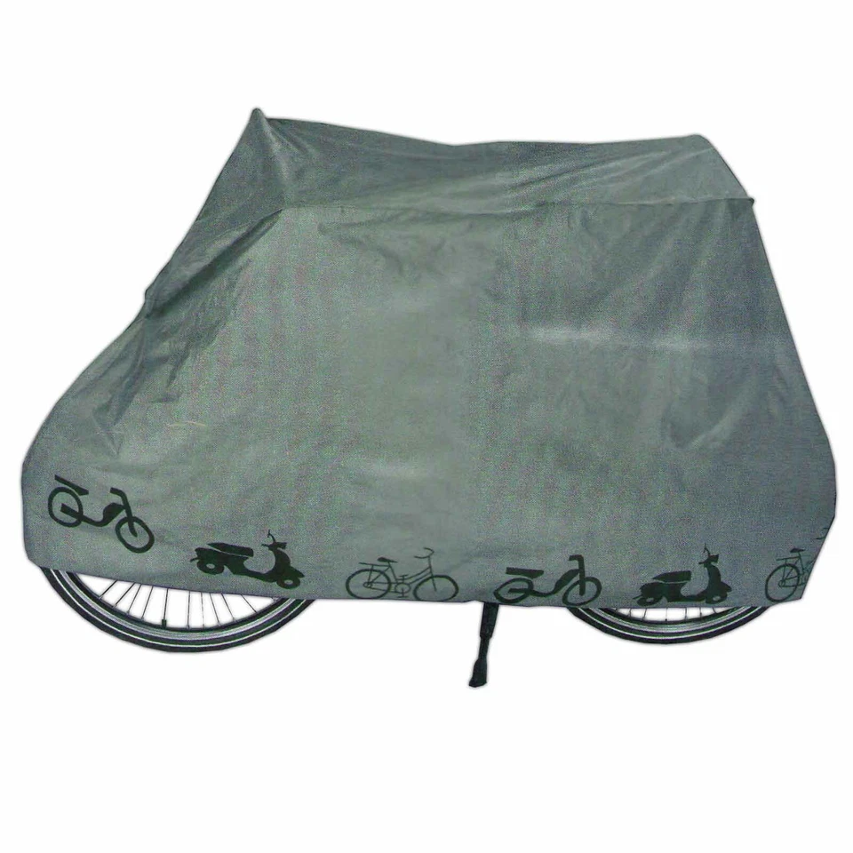 Fahrradgarage Rollerabdeckung Wasserdicht | Moped Schutzhaube Abdeckplane Grau - Bild 1 von 1