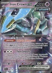 Pokemon SV05: Temporal Forces Iron Crown EX Card 081/162 - Picture 1 of 1
