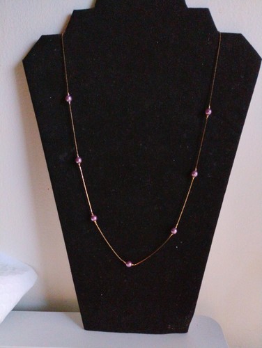 VETEMENTS Collana di perline viola