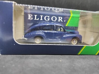 1/43 ELIGOR PEUGEOT 203 berline bleu 1954 voiture miniature n°100587 NEUF - Photo 1/4