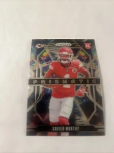2024 Panini Prizm Xavier Worthy Kansas City Chiefs Prizmatic Rookie # 14 - Imagen 1 de 3