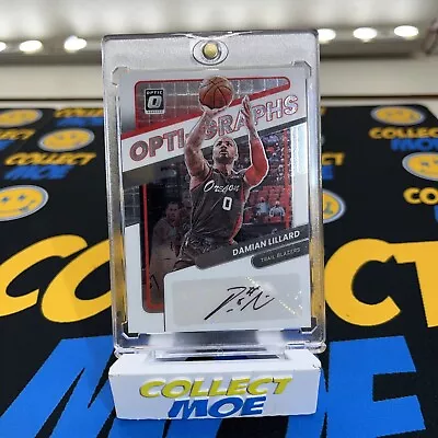 2021 Donruss OPTIC DAMIAN LILLARD OPTI-GRAPHS AUTOGRAFADO 66/99 Milwaukee Bucks - Imagem 1 de 4
